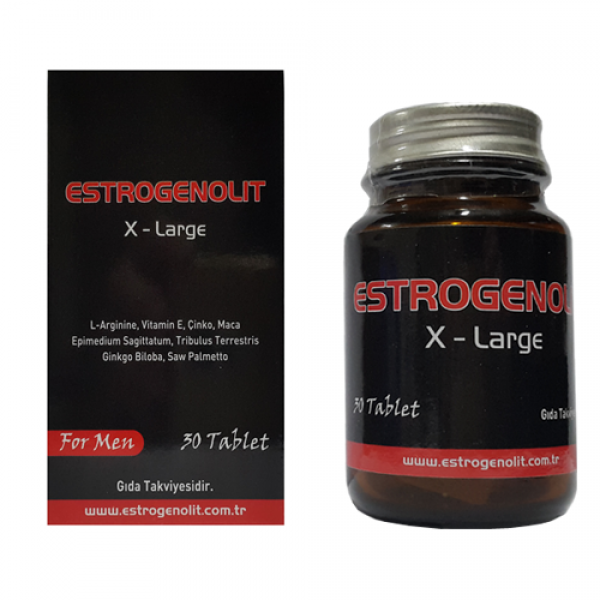 Estrogenolit X-Large Bitkisel Penis Büyütücü 30 Kapsül